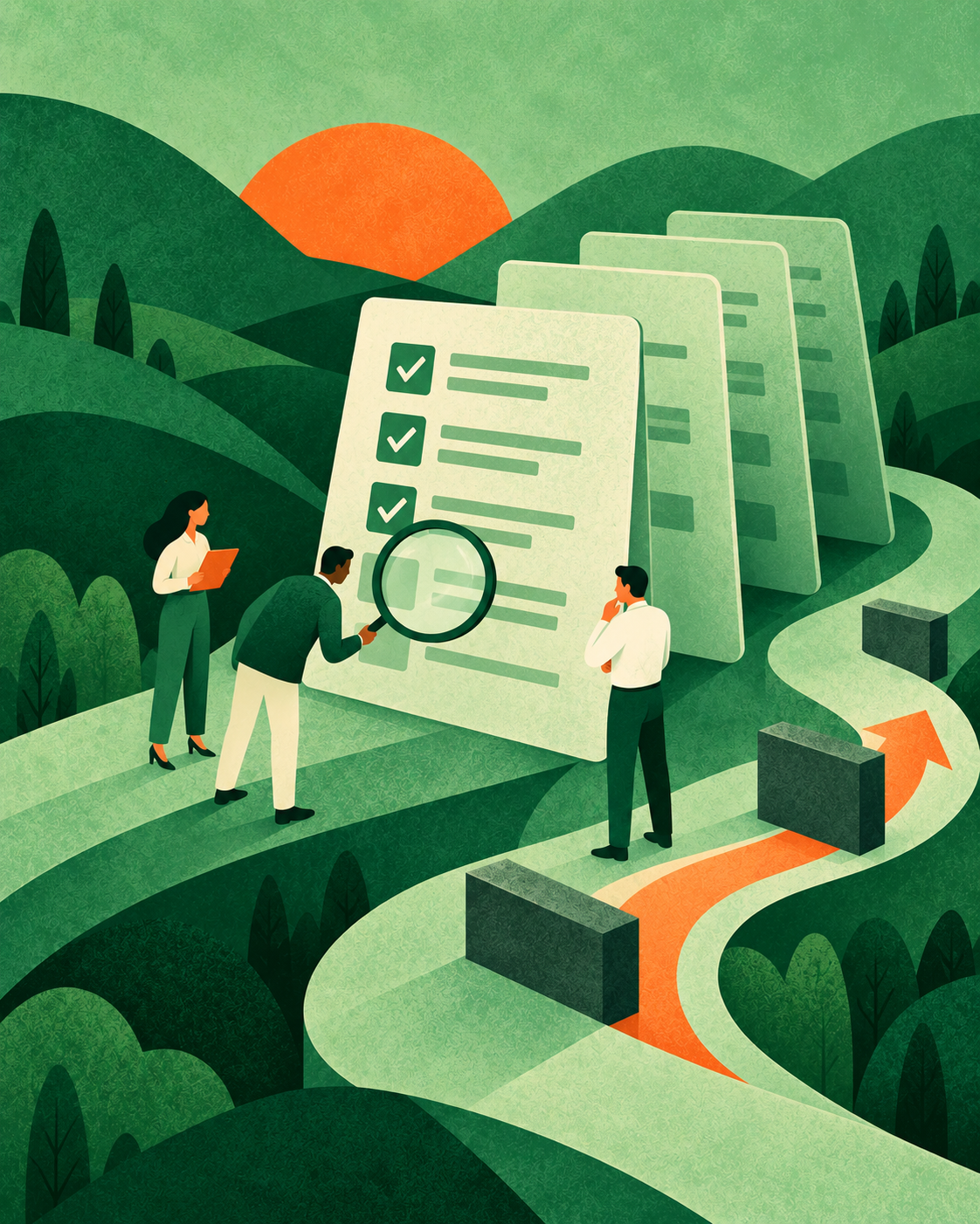 Less unnecessary work illustration