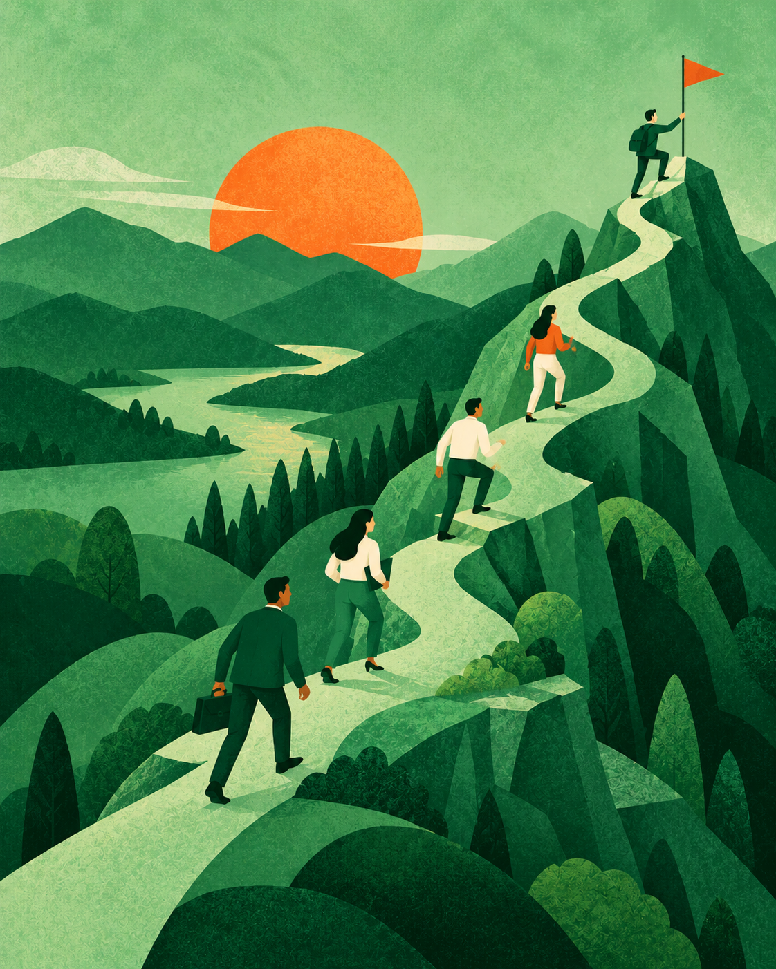 Direction before expansion illustration